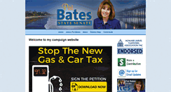 Desktop Screenshot of batesforsenate.com